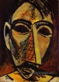 Tête d’un homme 1907 cubisme Pablo Picasso